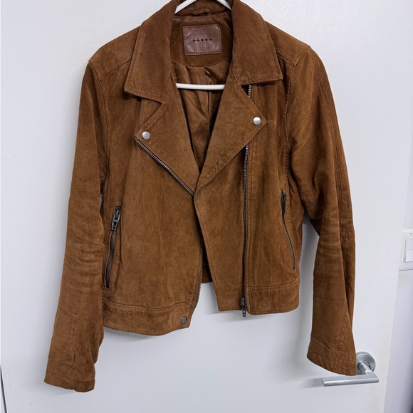 Blank NYC Jackets & Blazers - Blank NYC Tan Suede Leather Jacket